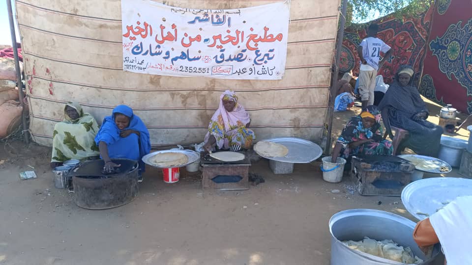 تكية مطبخ الخير لأهل الخير بولاية شمال دارفور 