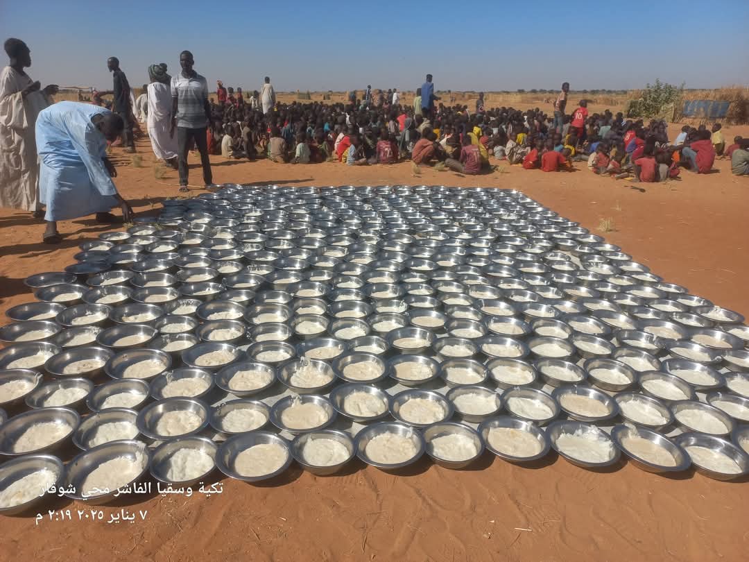 بسبب قصف مليشيا الدعم السريع توقف عمل “التكايا” بالفاشر 