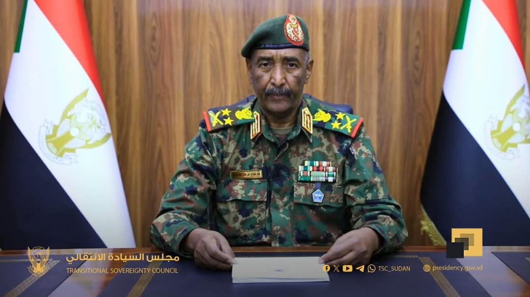 البرهان: لا تراجع عن هزيمة مليشيا آل دقلو والقوات المسلحة تقف مع الشعب