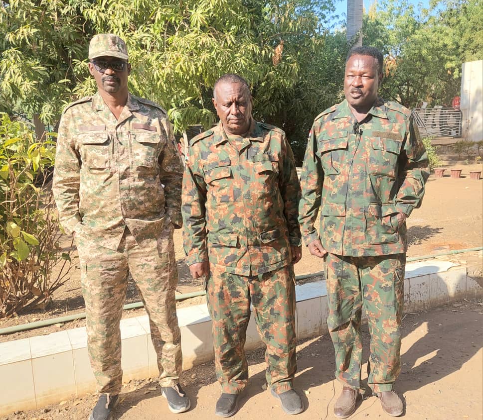 وفد من جنوب دارفور برئاسة الوالي يصل مدني