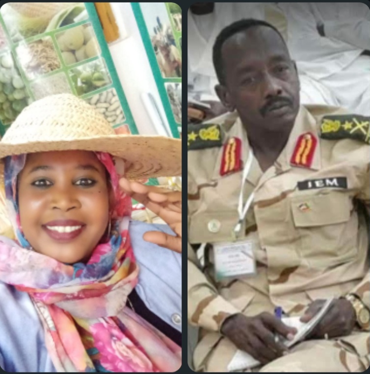 فرحتان في زمن النار العريس الجنرال صديق بنقو والعروس زمزم محمد خاطر