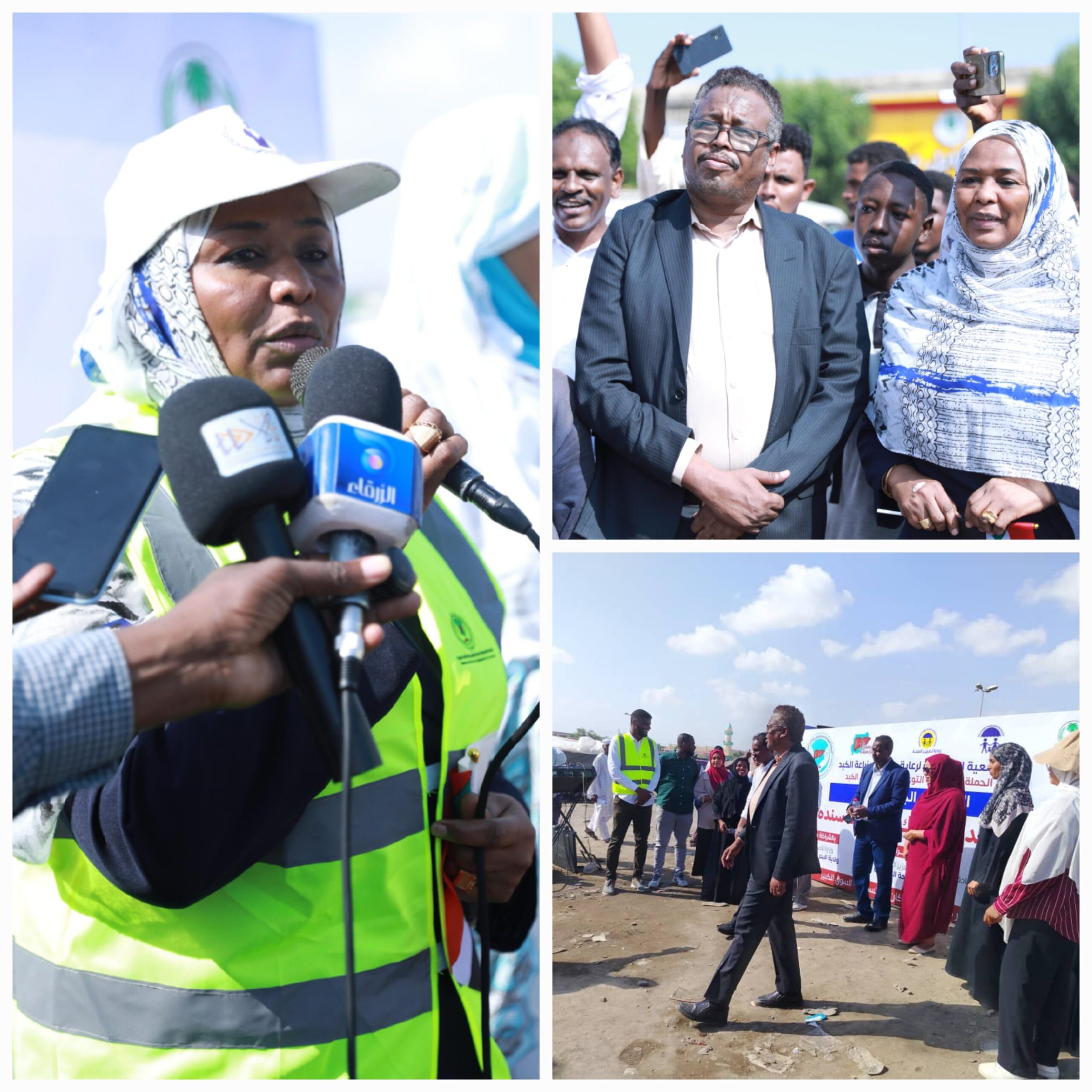 عروض مسرحية واغاني وطنية لتدشين حملة  مكافحة أمراض الكبد بالسودان